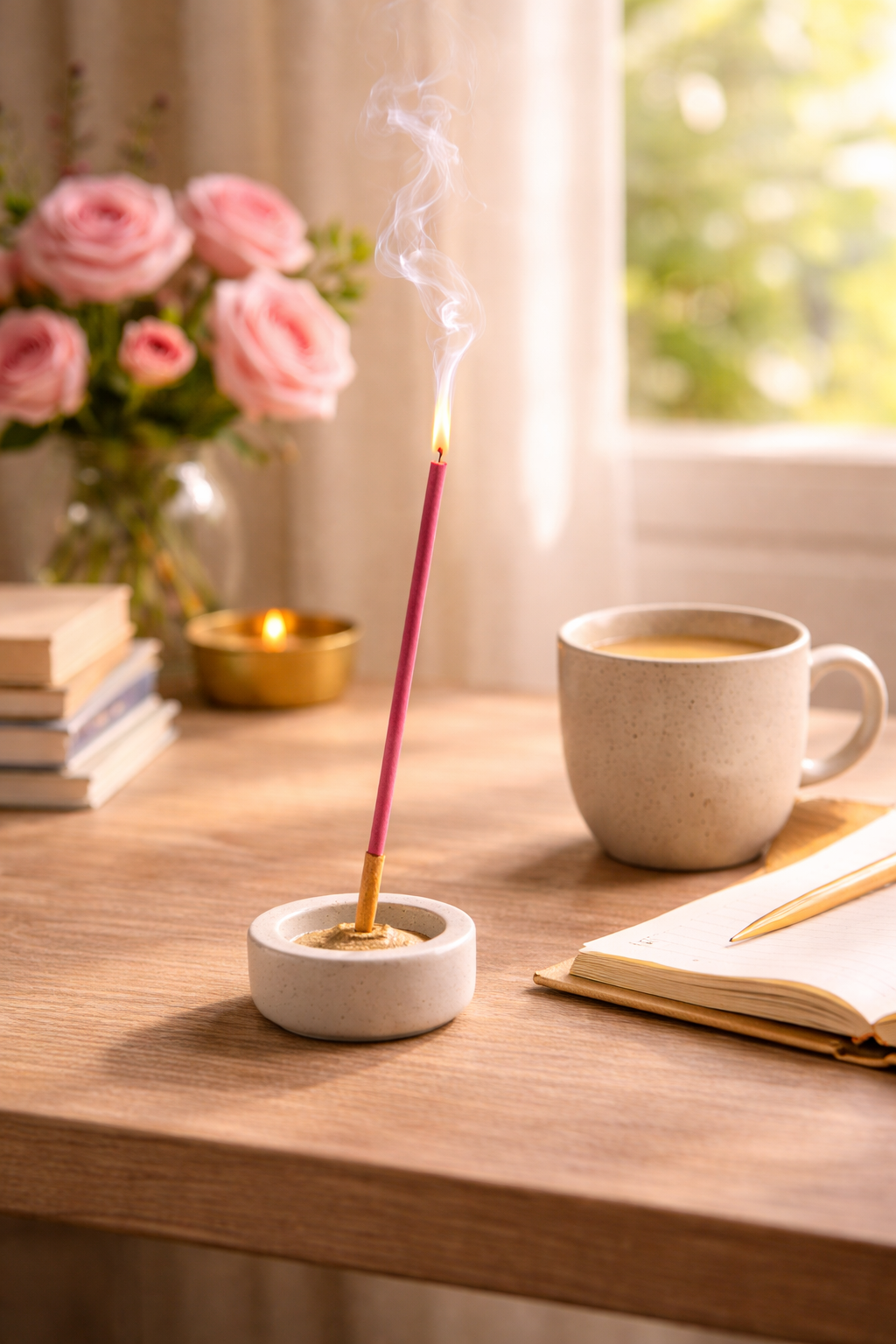 FLIYOO 365 Daily Rose Agarbathi - 365 Sticks
