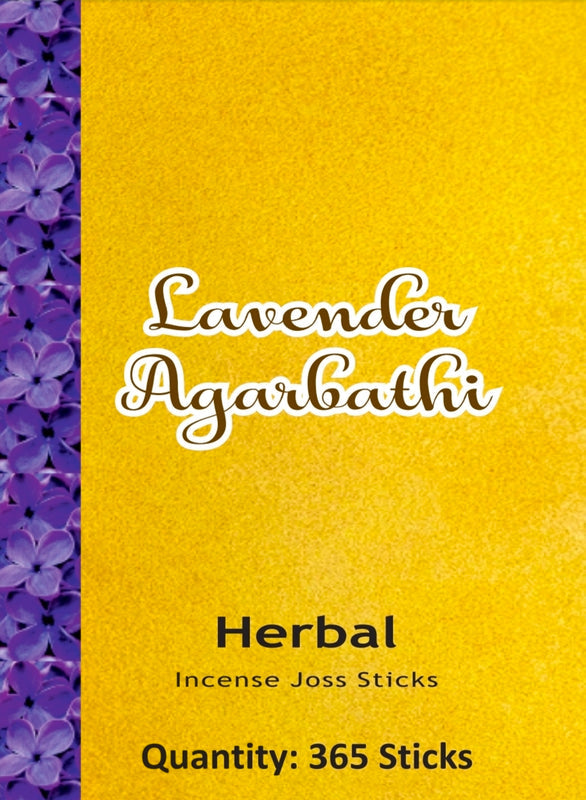 FLIYOO 365 Daily Lavender Agarbathi 365 sticks